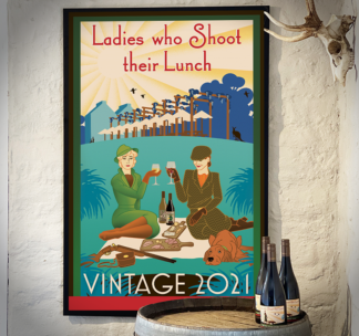 Ladies who Shoot their Lunch 2021 Framed Art Poster