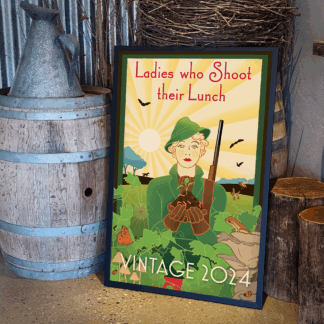 Ladies who Shoot their Lunch 2024 Framed Art Poster