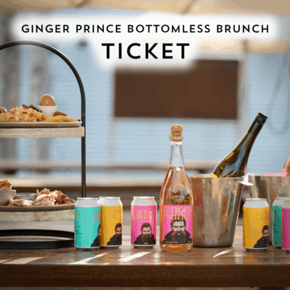 Ginger Prince Garden Bar Bottomless Brunch Ticket