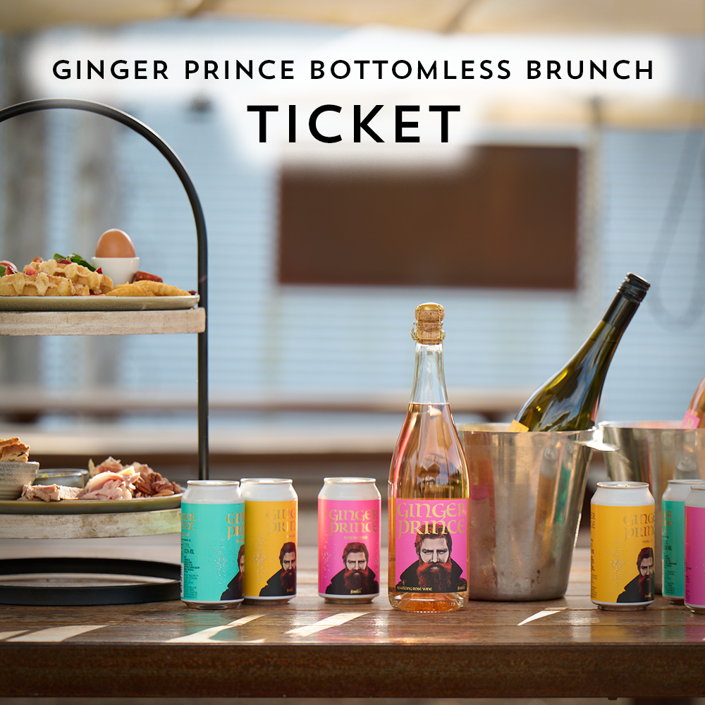 Ginger Prince Garden Bar Bottomless Brunch Ticket
