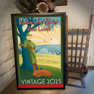 Ladies who Shoot their Lunch 2025 Framed Art Poster