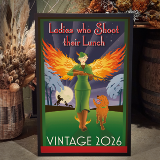 Ladies who Shoot their Lunch 2026 Framed Art Poster