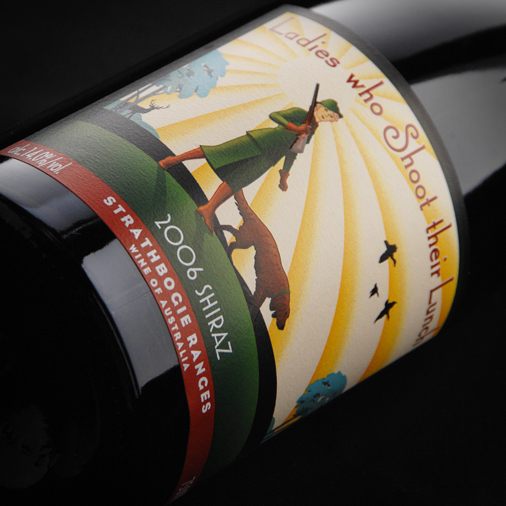 Ladies who Shoot their Lunch 2006 Shiraz Limited Museum Release